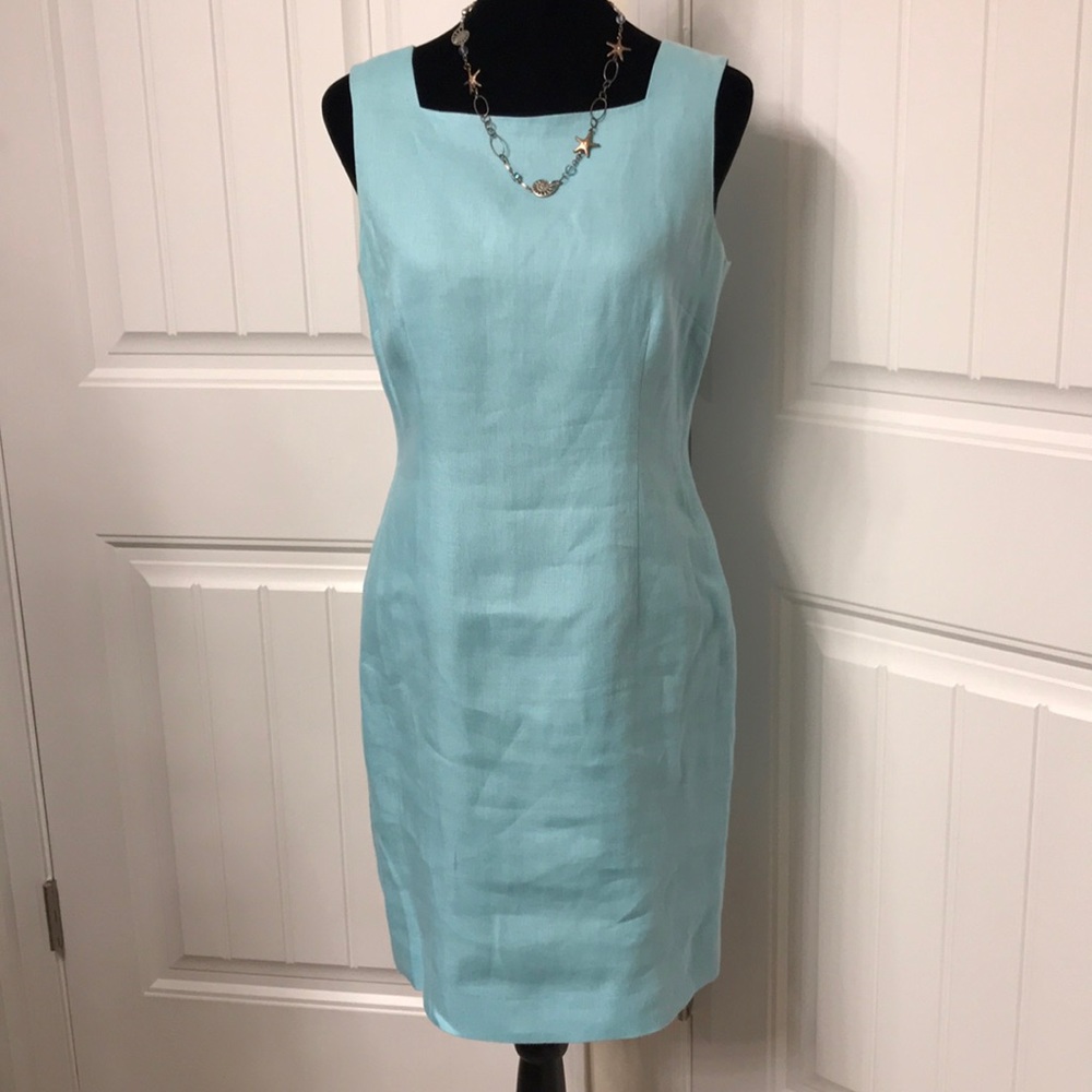 Classic Talbots Linen Sheath - 8P